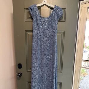 Oleg Cassini Sequined Gown.  Size 12. Worn once.  Very comfortable.